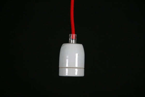 Chericoni Corda Pendant Lamp - Ironing Cord - White, Red