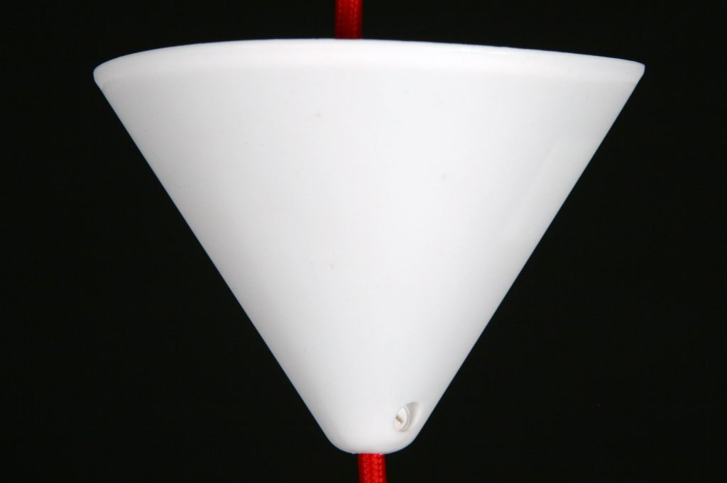 Chericoni Corda Pendant Lamp - Ironing Cord - White, Red