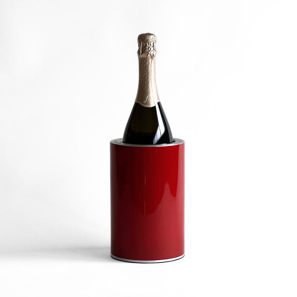 Red cooler, red wine cooler, wine lovers gift red, ruby red