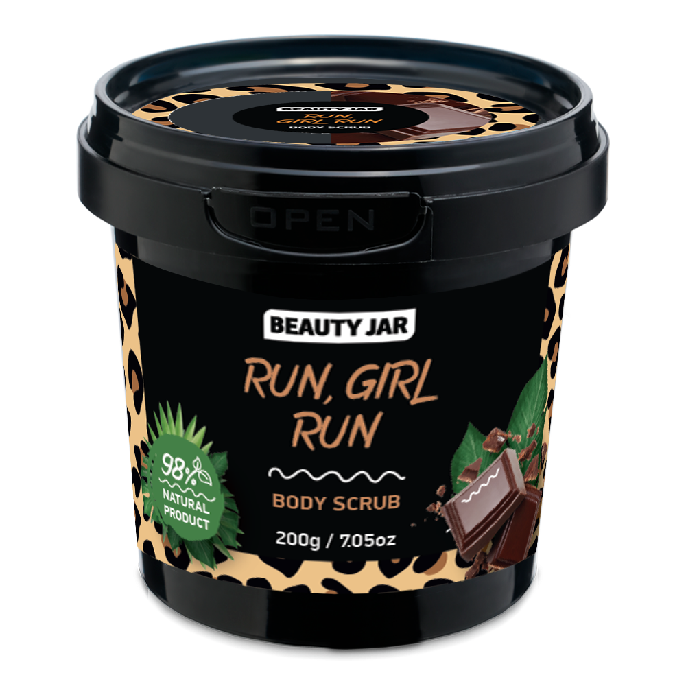BEAUTY JAR BODY SCRUB RUN, GIRL, RUN