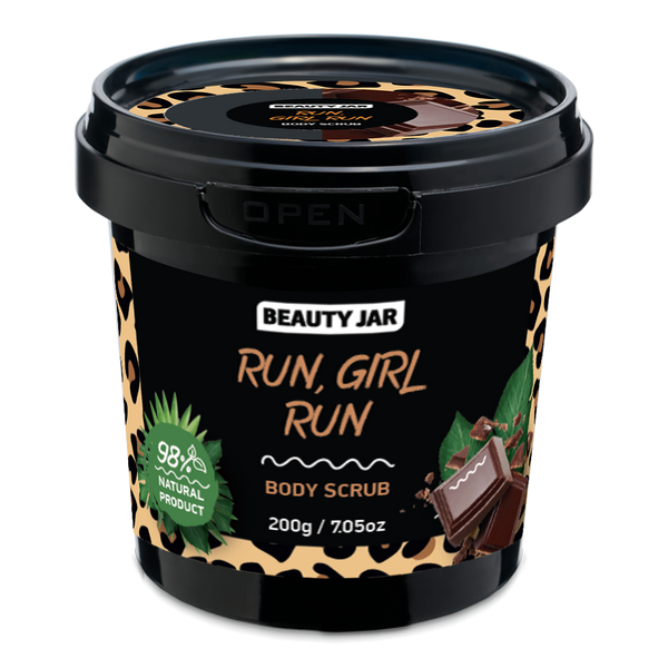 BEAUTY JAR BODY SCRUB RUN, GIRL, RUN