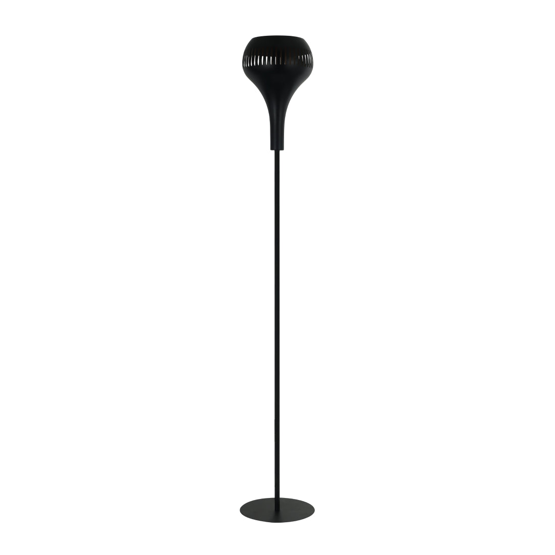 Lampada da Terra Various Canna – Design Moderno – Nero – 180 cm – E27
