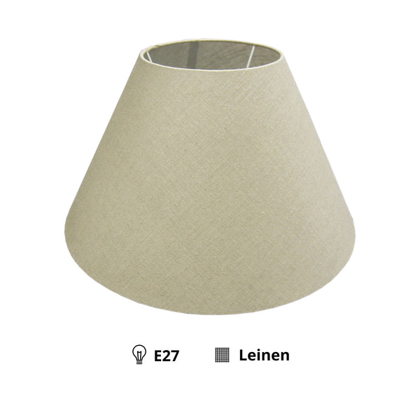 Diverse Top-Ronde & Dome-Ronde Lampenkappen – Grijs Linnen