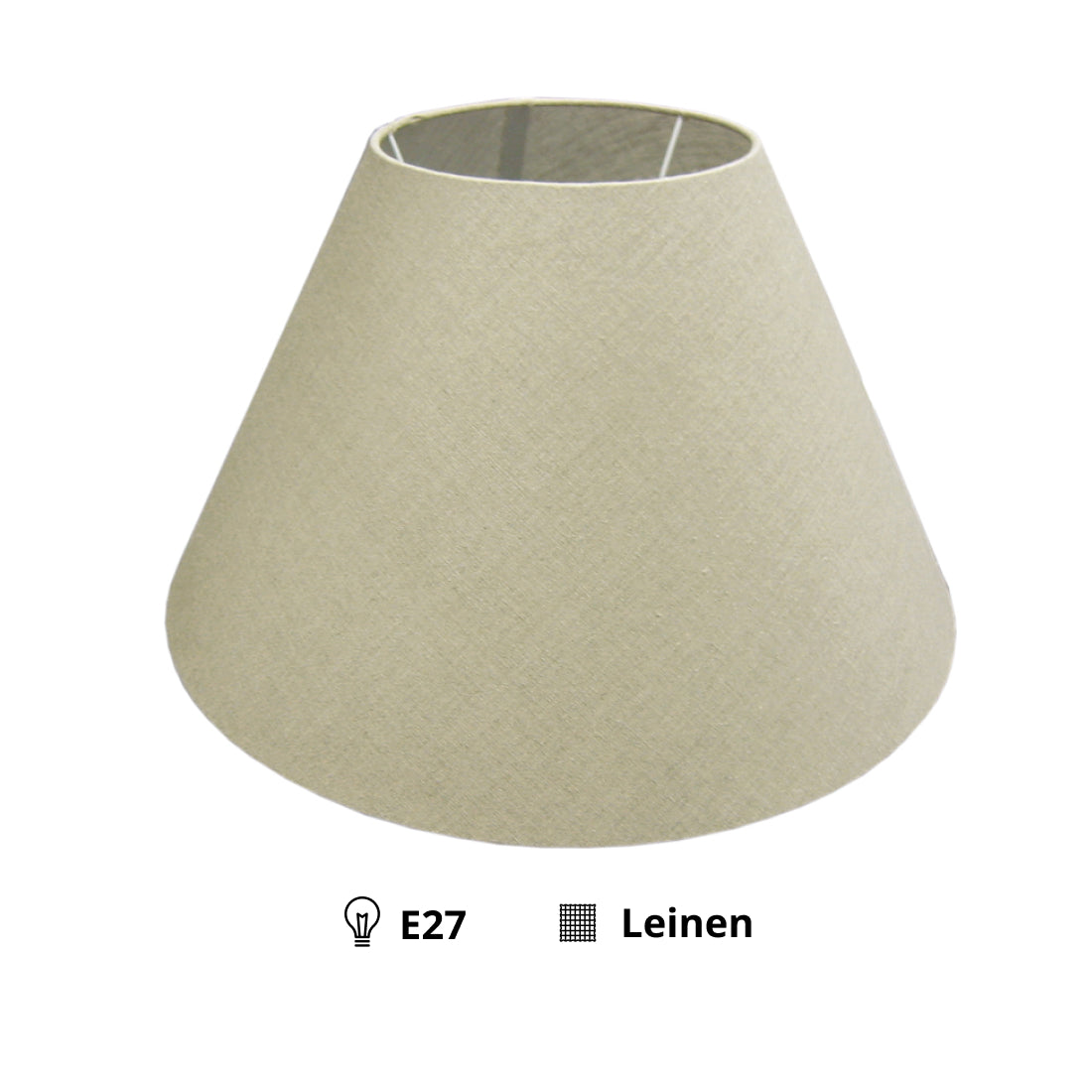 Diverse Top-Ronde & Dome-Ronde Lampenkappen – Grijs Linnen