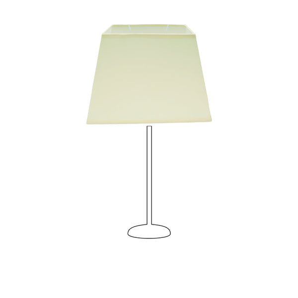 Various Conical Rectangular Lampshade - Cream - Ø20 or Ø27 cm – Chintz