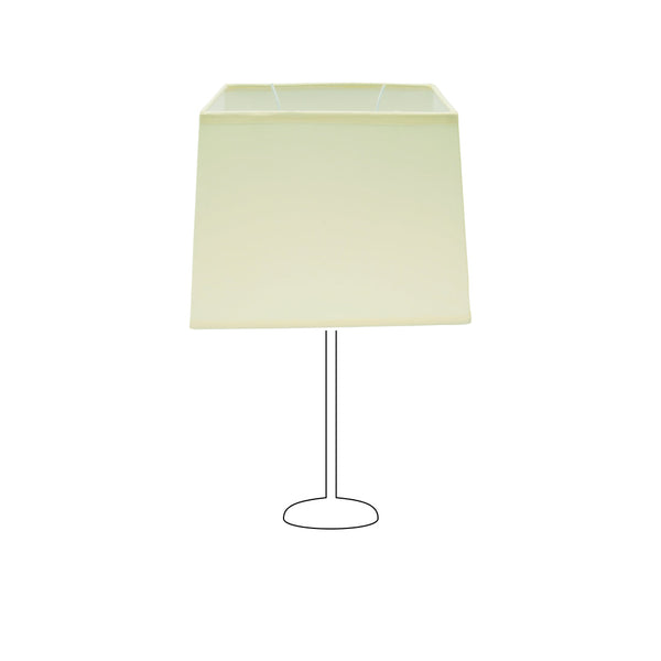 Various Conical Rectangular Lampshade - Cream - Ø20 or Ø27 cm – Chintz