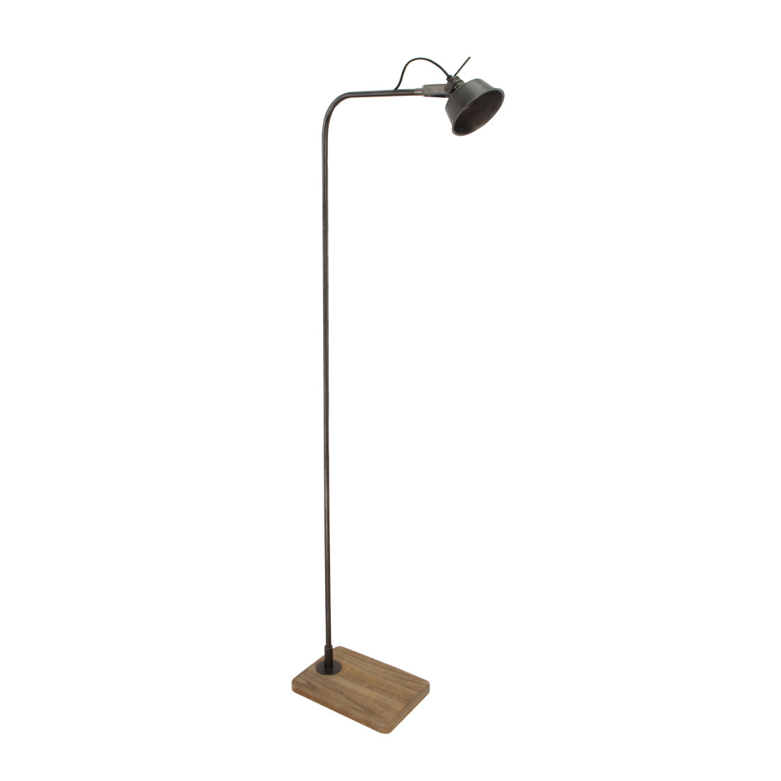 Various Max Floor Lamp – Minimalist Design with Metal Frame and Wooden Base (180 cm)