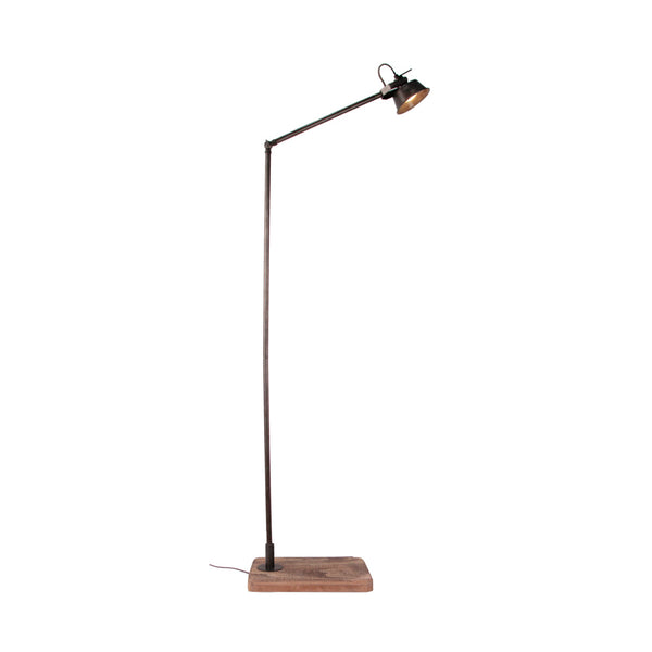 Various Max Floor Lamp – Minimalist Design with Metal Frame and Wooden Base (180 cm)