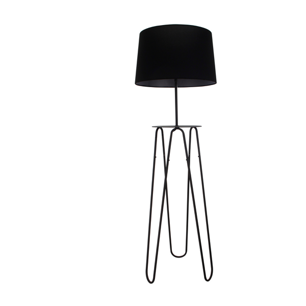 Various Venecia Floor Lamp – 1-bulb – Black – Modern & Stylish