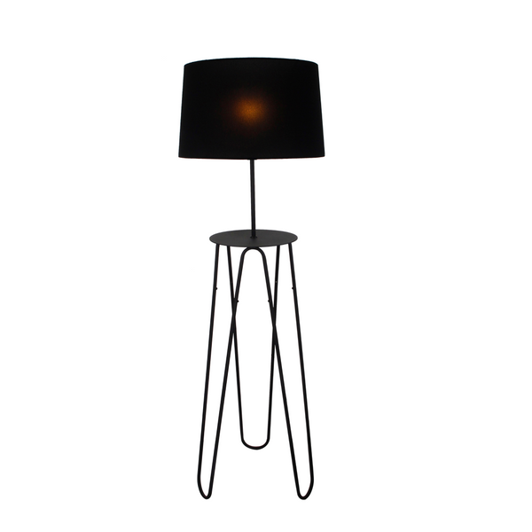 Various Venecia Floor Lamp – 1-bulb – Black – Modern & Stylish