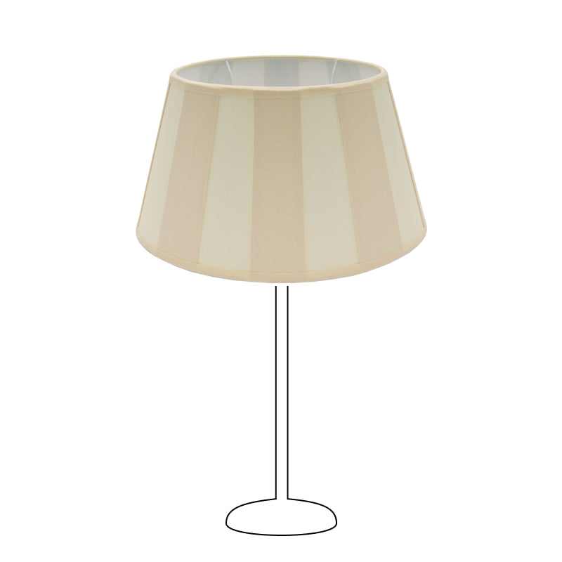 Različiti ovalni sjenilo - kremasto s uzorkom zrake – Ø20, Ø22 ili Ø26 cm – Chintz