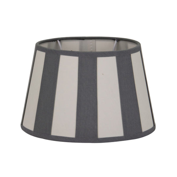 Various Oval Lampshade - Gray with Beam Pattern – Ø20, Ø22 or Ø26 cm – Chintz