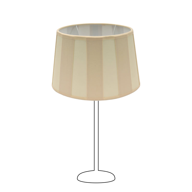 Različiti ovalni sjenilo - kremasto s uzorkom zrake – Ø20, Ø22 ili Ø26 cm – Chintz