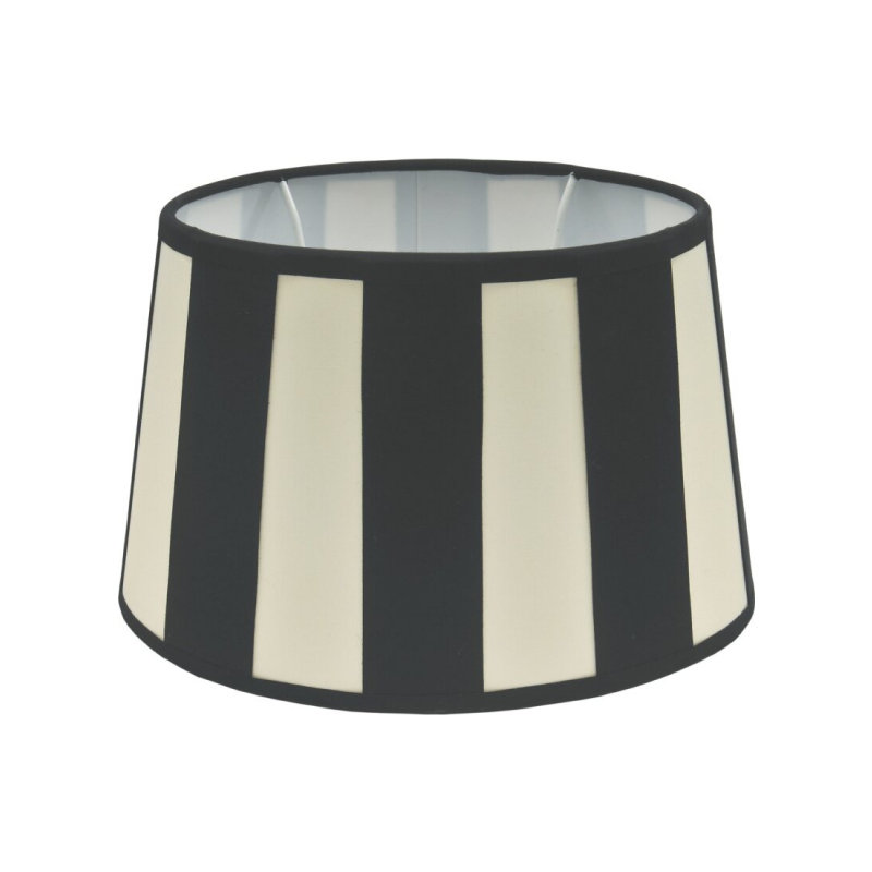 Various Oval Lampshade - Gray with Beam Pattern – Ø20, Ø22 or Ø26 cm – Chintz