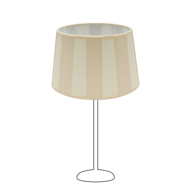 Različiti ovalni sjenilo - kremasto s uzorkom zrake – Ø20, Ø22 ili Ø26 cm – Chintz