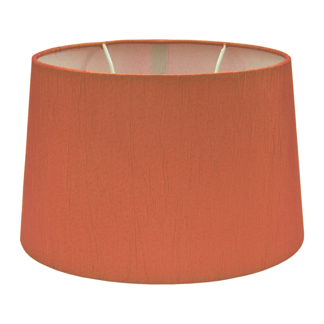 Various Lampshade Oval - Wrinkle - Red - Ø22/17 x Ø21/13 cm - Height 17 cm