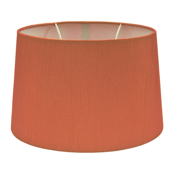 Various Lampshade Oval - Wrinkle - Red - Ø22/17 x Ø21/13 cm - Height 17 cm