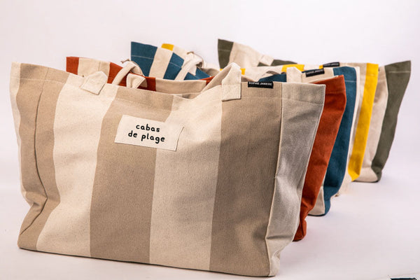 Anouck Bag (stripes) beach tote