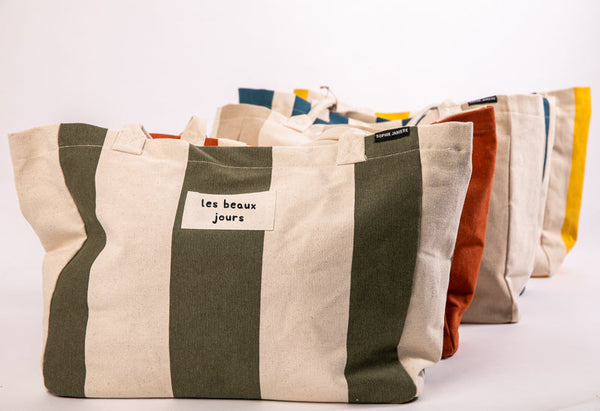 Sac Anouck (rayures) les beaux jours