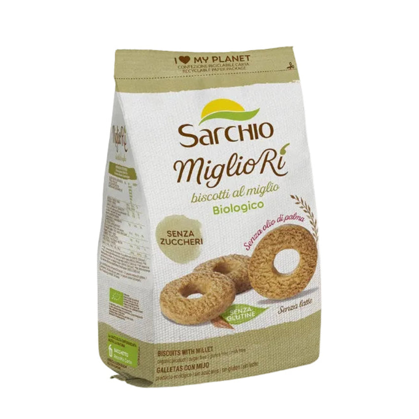 Migliorì - pecivo s prosom brez sladkorja, EKO, 200 g