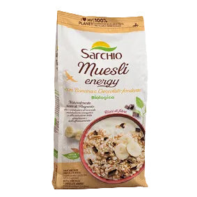 Muesli Energy - kosmiči s sadjem in čokolado, EKO, 250 g