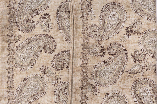 Beige silk scarf