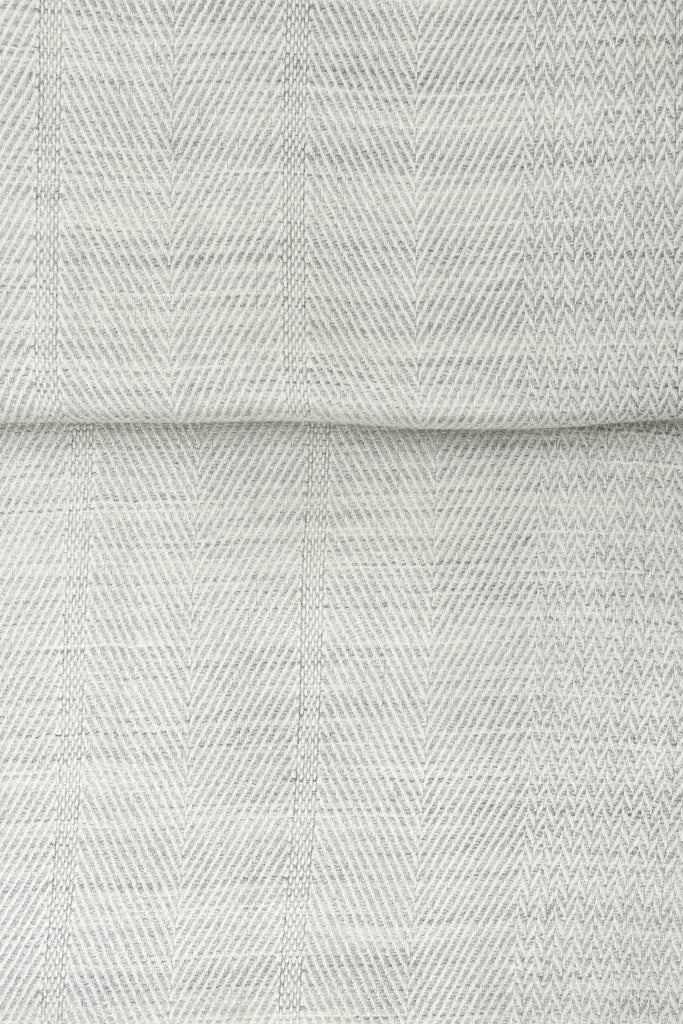 Gray cashmere and silk scarf
