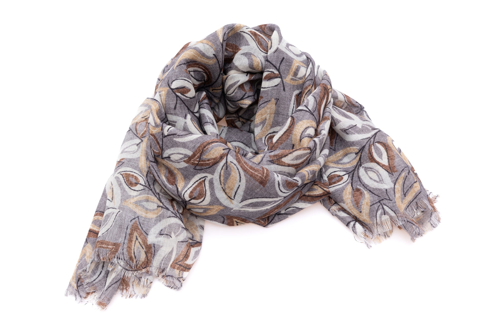 Svetlo siva ruta iz čiste volne z vzorcem