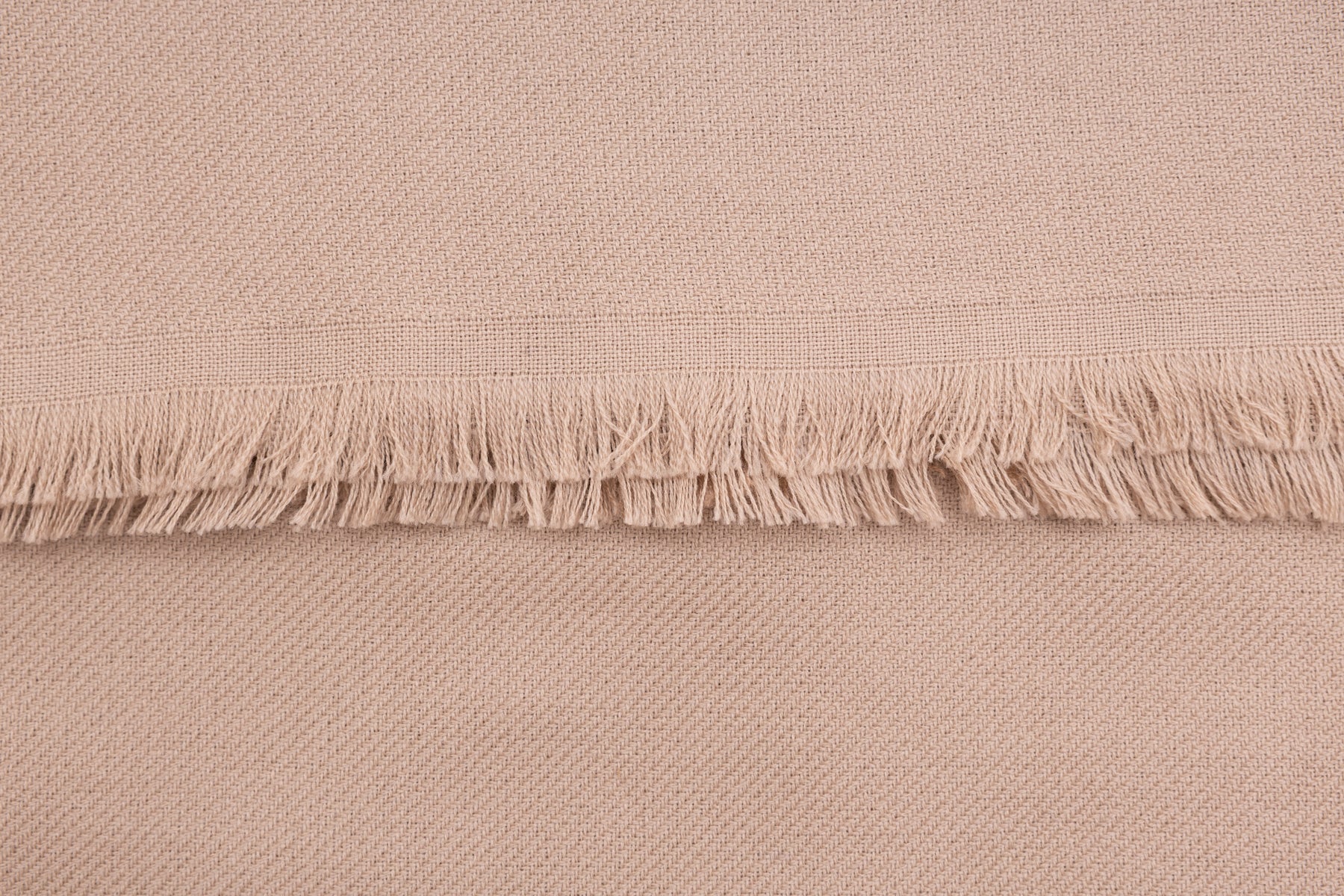 Beige Pink Scarf in Virgin Wool