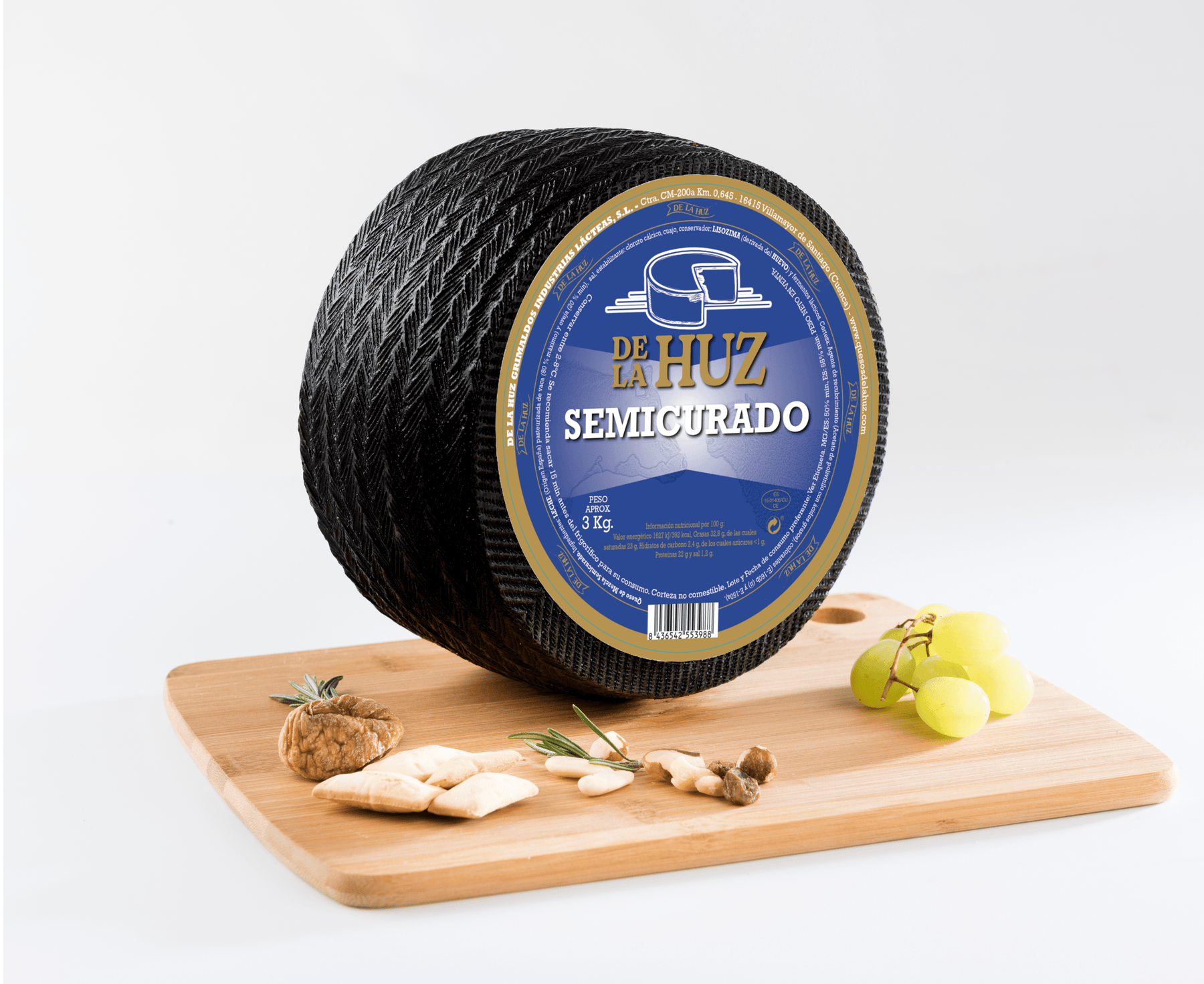 Semi-Cured Cow-Sheep Cheese (1Kg - 2Kg - 3Kg) - Queso De La Huz
