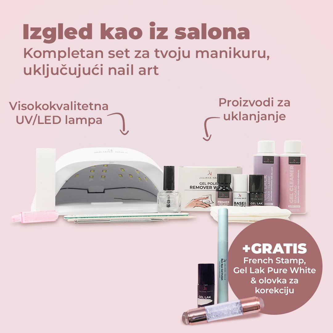 Gel Polish Set Classic – French Edition