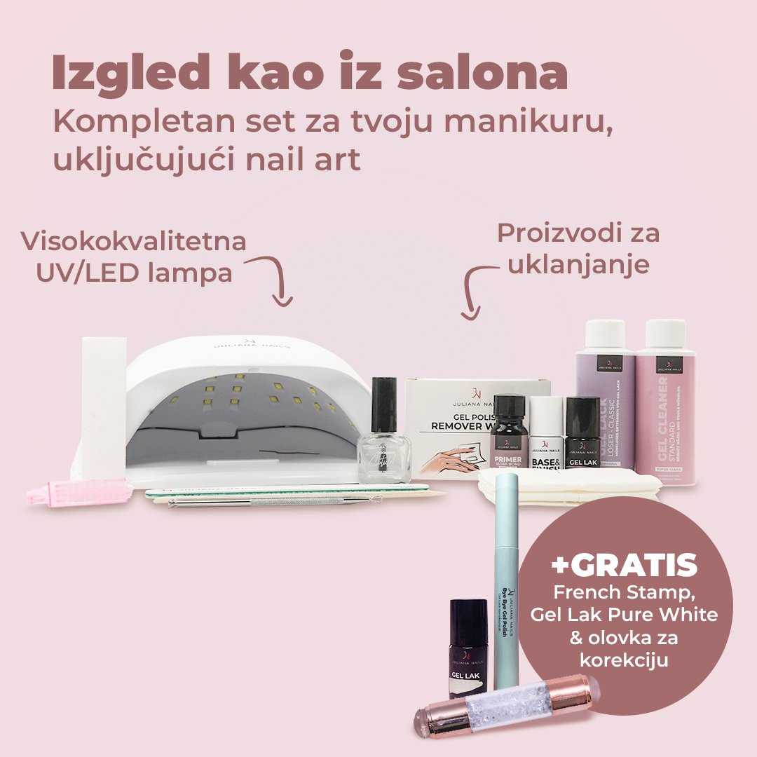 Gel Polish Set Classic – French Nails Edition