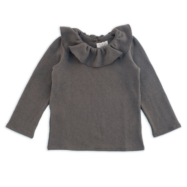 Maglia Con Collo Arricciato