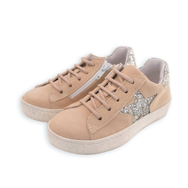 ZAPATILLA BAJA DE CUERO SUEDE