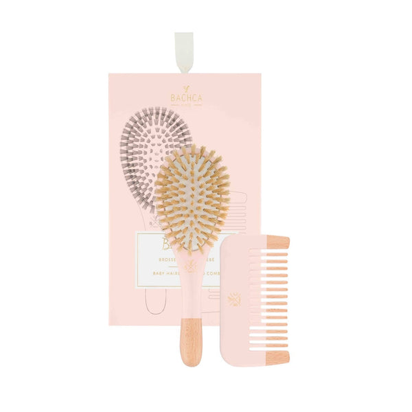 KIT DE CHEVEUX POUR BÉBÉ - ROSE