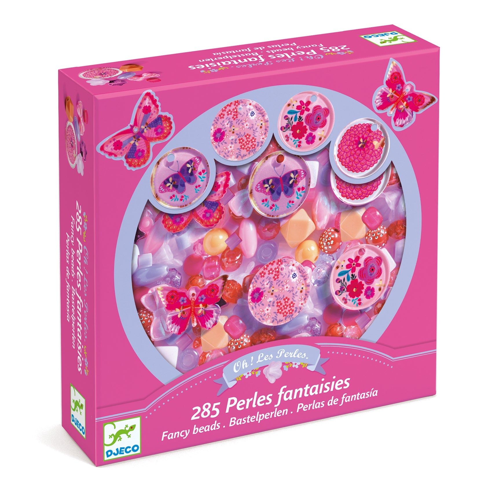 SET PERLINE E CIONDOLI - FARFALLE