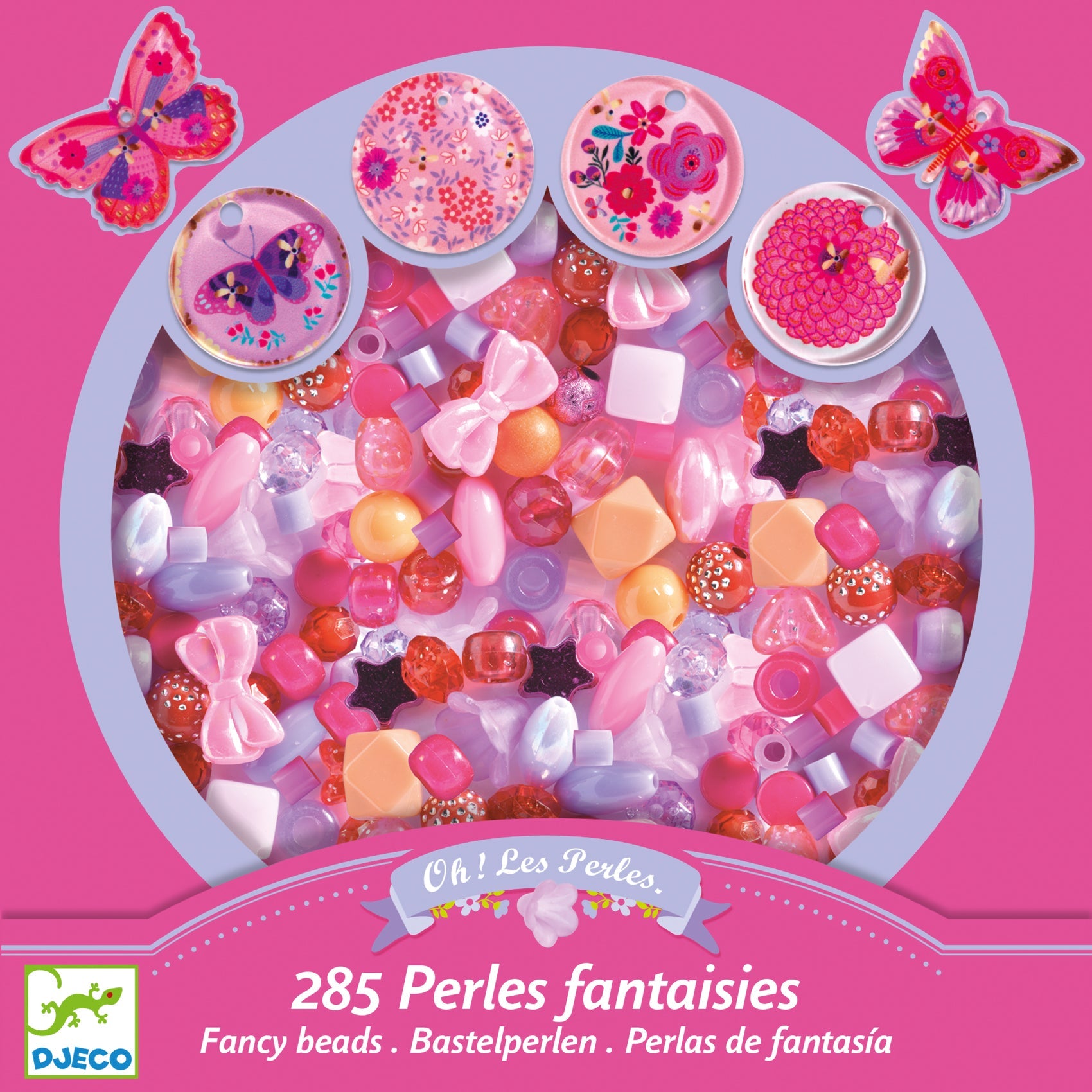 SET PERLINE E CIONDOLI - FARFALLE