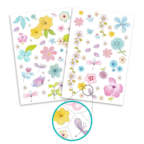 TATUAGGI TEMPORANEI - FAIR FLOWERS OF THE FIELD
