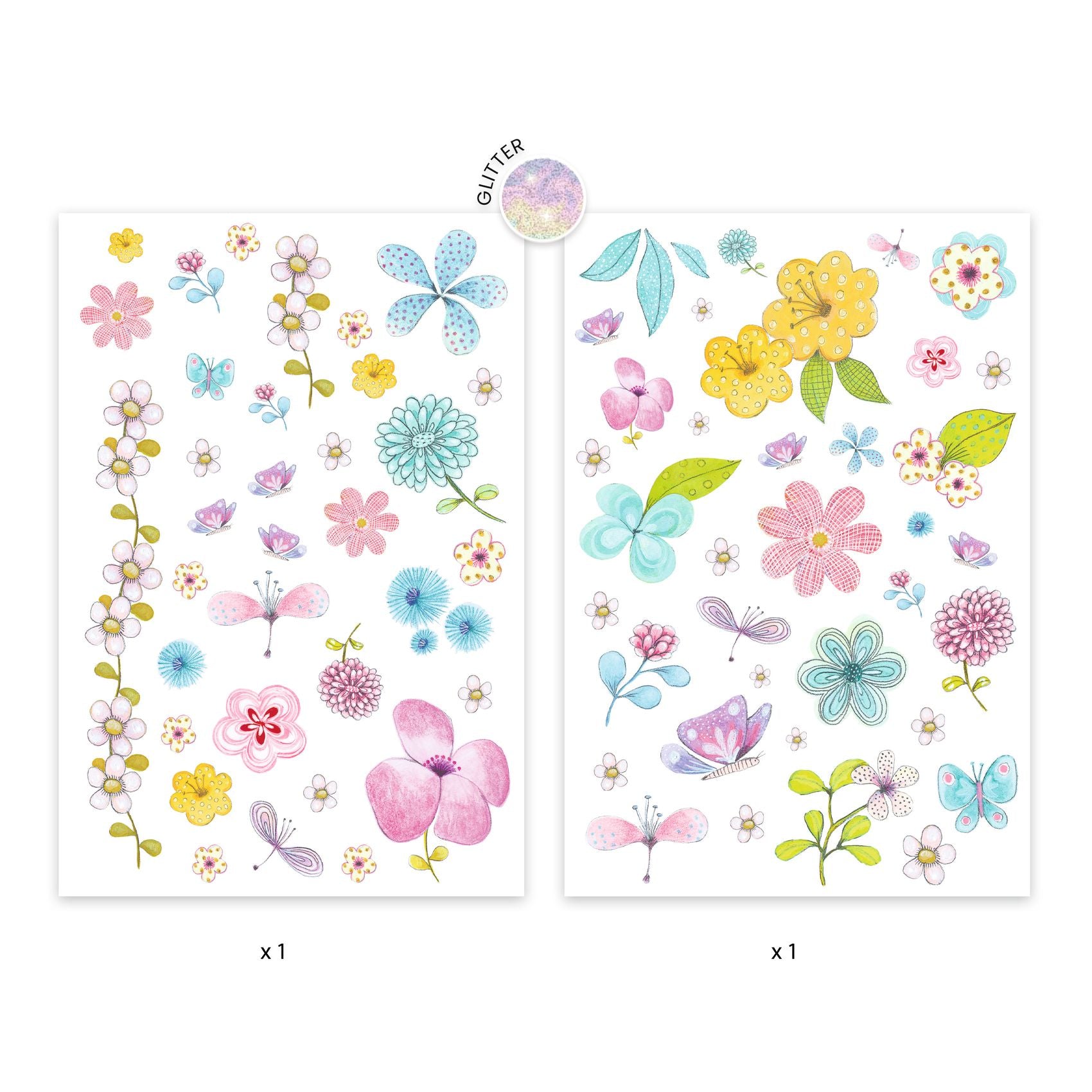 TATUAGGI TEMPORANEI - FAIR FLOWERS OF THE FIELD