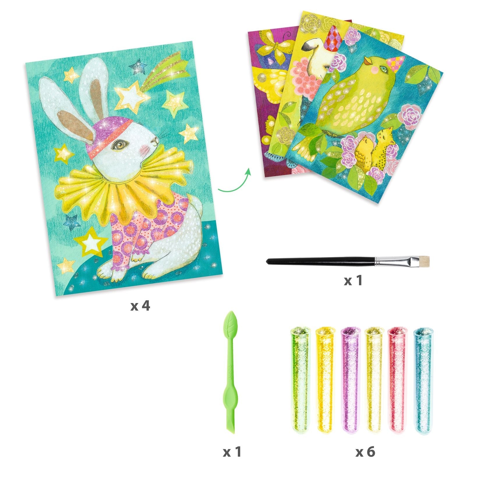 COLORING ILLUSTRATIONS - ANIMAL CARNIVAL
