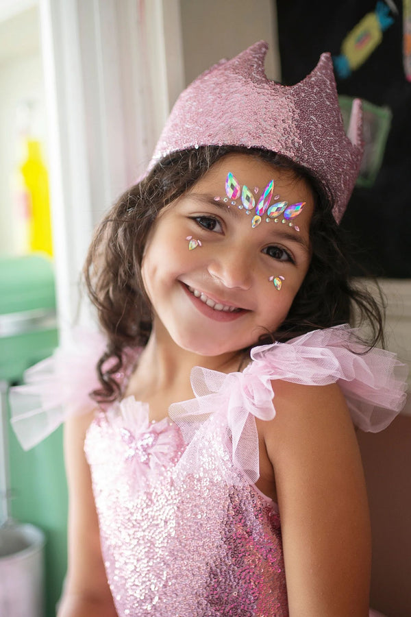 FACE CRYSTALS PINK UNICORN