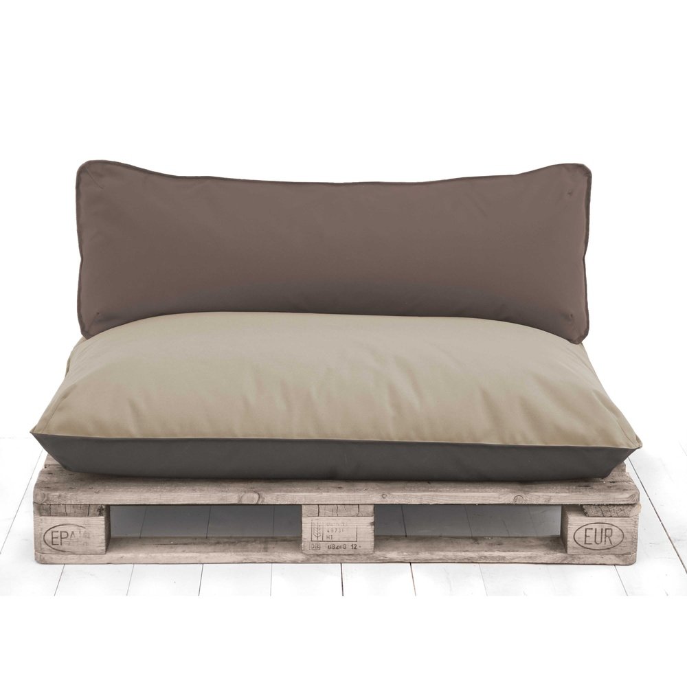 Cuscino Divano morbido e sfoderabile,  schienale per  bancali, pallet o panche da giardino 80x40 cm (6171210318018)