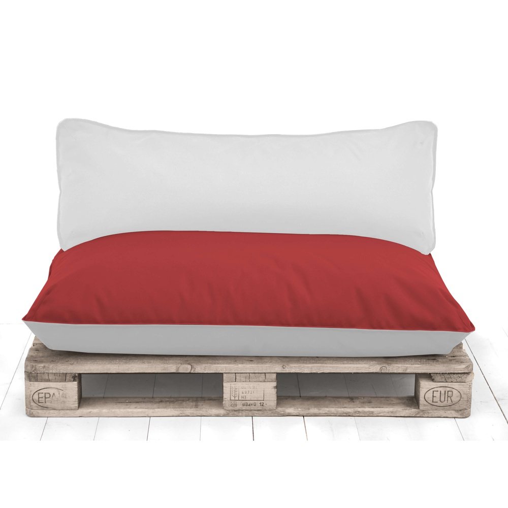 Cuscino Divano morbido e sfoderabile,  schienale per  bancali, pallet o panche da giardino 80x40 cm (6171210318018)