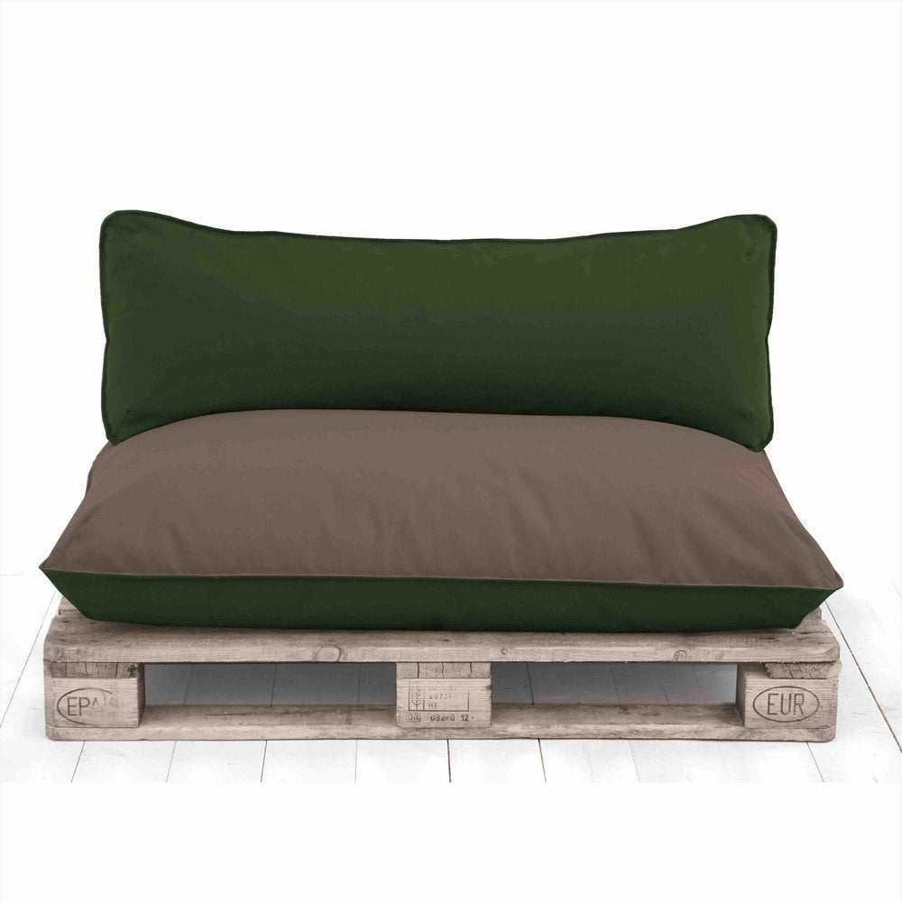 Cuscino Divano morbido e sfoderabile,  schienale per  bancali, pallet o panche da giardino 80x40 cm (6171210318018)