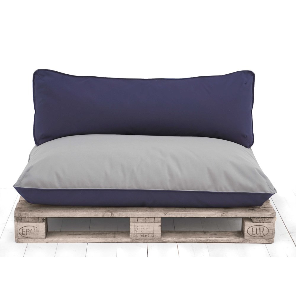 Cuscino Divano morbido e sfoderabile,  schienale per  bancali, pallet o panche da giardino 80x40 cm (6171210318018)