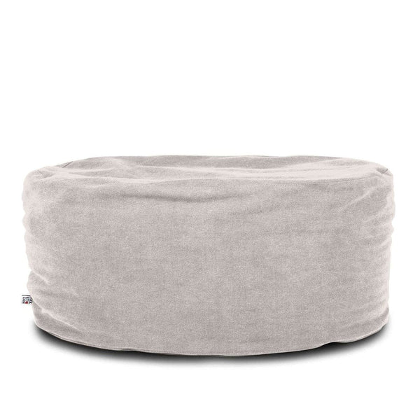 SOFT CHILL 80, Pouf Sacco Rotondo in Cotone Sfoderabile 80 x h42