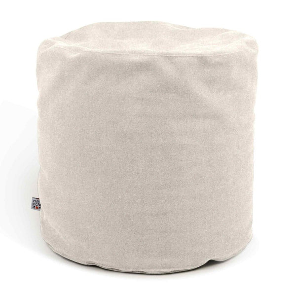 SOFT CHILL 42, Pouf Sacco Rotondo in Cotone Sfoderabile 42 x h42