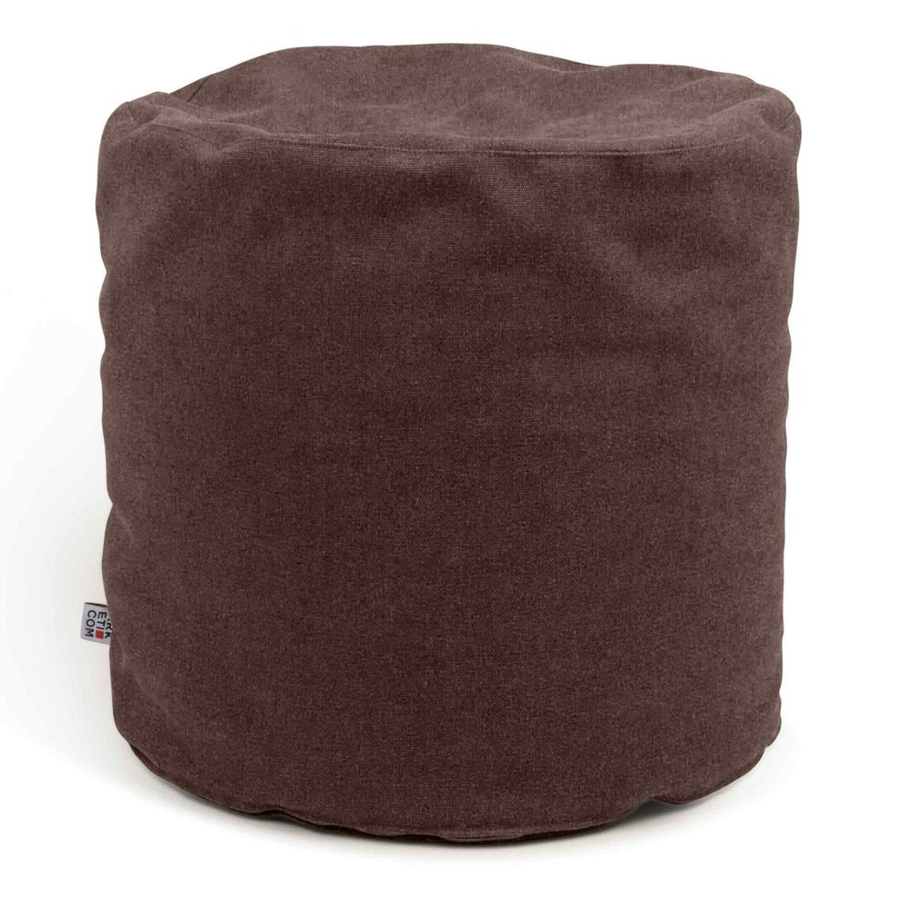 SOFT CHILL 42, Pouf Sacco Rotondo in Cotone Sfoderabile 42 x h42