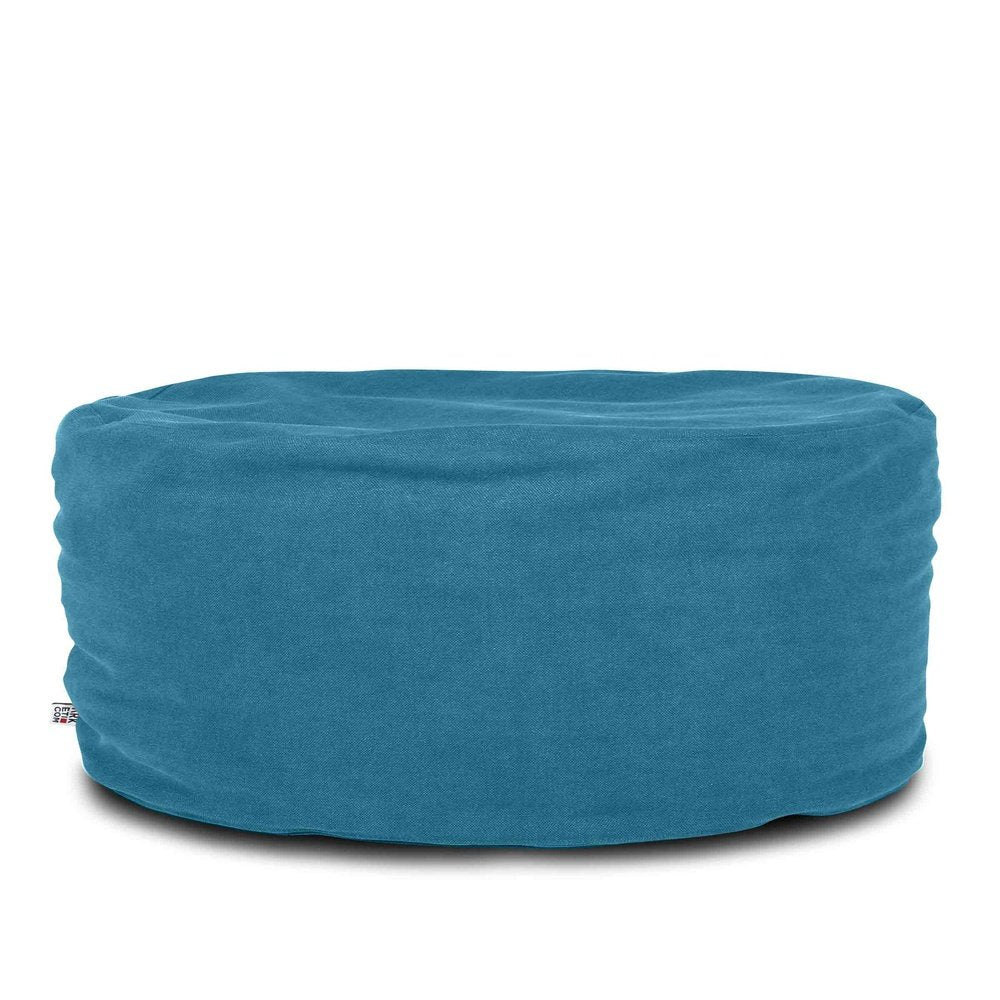 SOFT CHILL 80, Pouf Sacco Rotondo in Cotone Sfoderabile 80 x h42