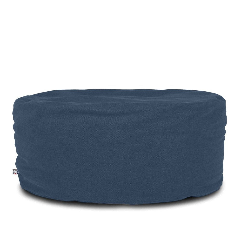 SOFT CHILL 80, Pouf Sacco Rotondo in Cotone Sfoderabile 80 x h42